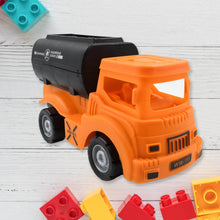 Tanker Truck Toys for Kids, friction power Vehicles Toy Truck, Plastic Truck, Friction Power Toy Trucks For Boys Girls, & Kids (1 Pc / Mix Color) - dailyneed.life