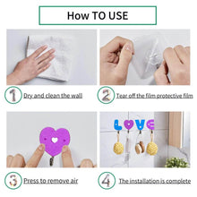 Love Shape Self Adhesive Hooks - dailyneed.life