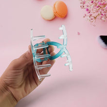 Plastic Hair Clamp Grip, Simple Matte Hair Barrette Clamp (12 Pc / Mix Design) - dailyneed.life