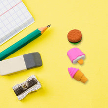 Mix Design Fancy & Stylish Colorful Erasers (1 Set / 3 Pc Set) - dailyneed.life