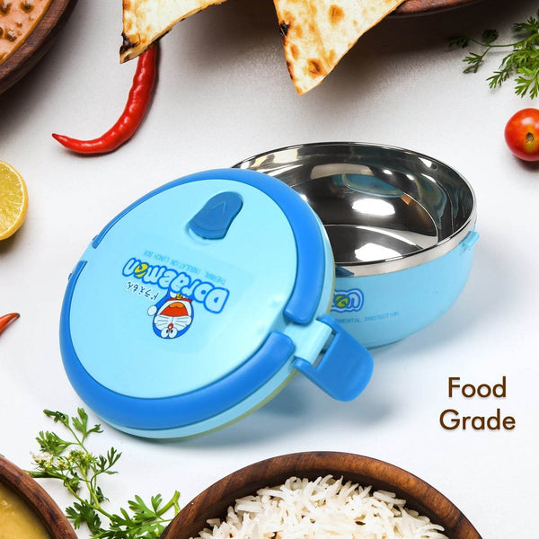 Single Layer Doraemon Steel Lunch Box High Quality Premium Lunch Box For Office & School Use - dailyneed.life