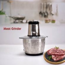 Stainless Steel Electric Meat Grinders with Bowl Heavy for Kitchen Food Chopper, Meat, Vegetables, Onion , Garlic Slicer Dicer, Fruit & Nuts Blender (3L) - dailyneed.life