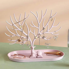 Plastic Jeweller Organizer Earring Holder and Necklace Rack With Drawer (1 Pc) - dailyneed.life