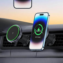 Magnetic Phone Mount Wireless Charger | Music Reactive Lights (1 Set) - dailyneed.life