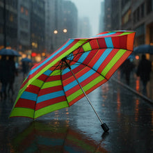3-Fold Sun & Rain Protective Solid Foldable Umbrella, (1 Pc / Mix Design) - dailyneed.life