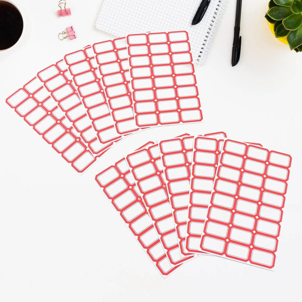 Multipurpose Writable Blank Label Sticker Sheets (1 Sheet) - dailyneed.life