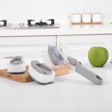 2-in-1 Dishwashing Brush, Long Handle Wash Pot Brush Washing Dish - dailyneed.life