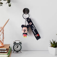 Cute Cartoon Silicone 3D Key Chain with Metal Hook & Strap (Pack of 1 / Mix Design) - dailyneed.life