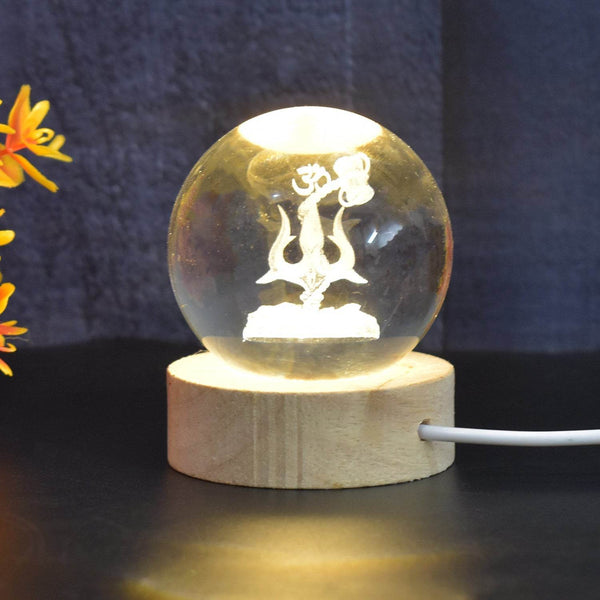 3D Crystal Ball lamps 3D Crystal Ball Night Light (1 Pc) - dailyneed.life