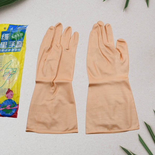 Multipurpose Natural Gum Rubber Reusable Cleaning Gloves - dailyneed.life
