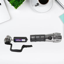 Aluminium Led/Xenon rubber grip Handtourch (3*1.5V AAA batteries / Not Included) - dailyneed.life