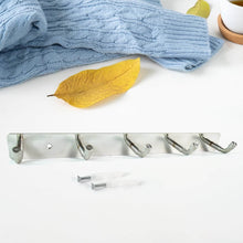 Stainless Steel Wall Mounted Coat 5 Hook Rack (26x3 / 1 Pc) - dailyneed.life