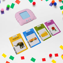 Preschool Learning Toys Flash Cards for Small Kids Educational Toys English Words Learning Machine for Kids with 224 Words, Birthday Gift for Kids Intelligent Electric Kids Language Card (1 Set) - dailyneed.life