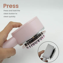 Air Cushion Massage Brush with Long Handle & Self-Cleaning Detangling Comb, Hair accessories - dailyneed.life
