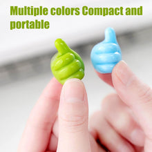 Thumb Cable Clips, Multi-Color Cord Organizer for Home, Office, Car (10 Pc Set) - dailyneed.life