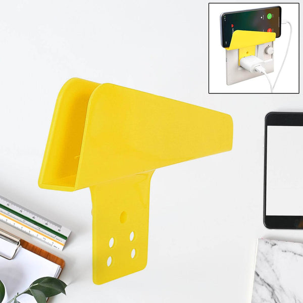 Plastic Secure Mobile Phone Charging Stand Holder (1 Pc / Mix Color) - dailyneed.life