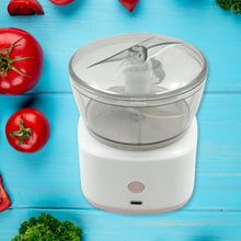 Portable Mini Food Processor Chopper Electric Veggie Chopper 3 Blades With Charching Cable Type C, Vegetable Chopper, Garlic Chopper Food Grinder for Chopping Ginger, Pepper Chili, Onion, Fruit, Meat - dailyneed.life