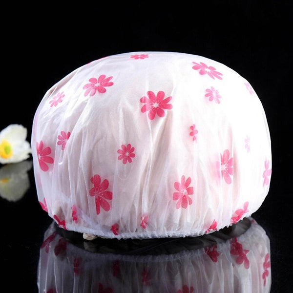Waterproof Shower Cap Reusable Bath Caps - dailyneed.life