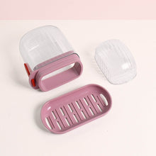Multipurpose Plastic Soap Dish with Transparent Dust-Proof Lid, Sabudani (1 Pc) - dailyneed.life