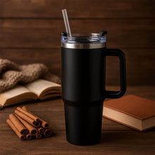 Premium 1200 ML Stainless Steel Vacuum Insulated Travel Mug with Straw and Handle (1200ML / 1 Pc) - dailyneed.life