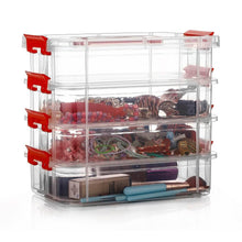 4-Layer Transparent Multipurpose Plastic Storage Box - dailyneed.life
