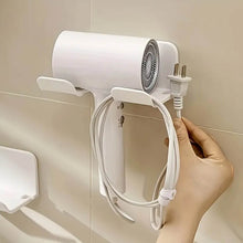 3 Compartment Wall Mount Hair Blower, Hair Dryers Holder (1 Pc) - dailyneed.life