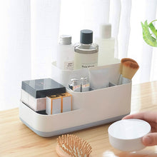 Plastic Multipurpose 5 Compartment Bathroom Desk Organizer Holder (1 Pc) - dailyneed.life