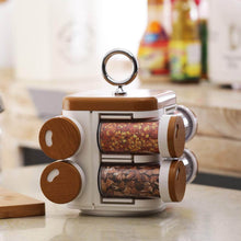 Ganesh Storewell Plastic Spice Rack - Set of 8 - dailyneed.life