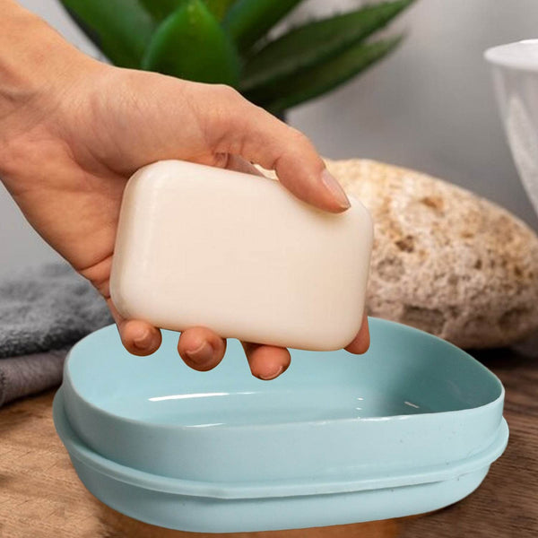 Soap Container, Soap Box Household Kitchen and Bathroom Can Use PP Material Drain Box, Soap Dish, for Bathroom Shower Home Outdoor Camping ,Sabudani (1 Pc) - dailyneed.life