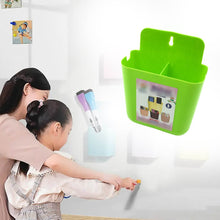 2-Section Multipurpose Wall Holder – Mobile, Remote & Makeup Brush Storage (1 Pc) - dailyneed.life