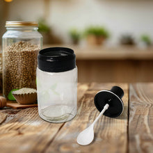 Transparent Glass Oil Dispenser 500 ML Bottle Set of 2, Spice Jar 250 ML Set of 3, Oil Bottle for Kitchen, Oil & Vinegar Storage Glass Bottle, Glass Container for Spice, Masala (5 Pcs Set) - dailyneed.life