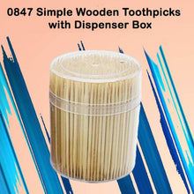 Simple Wooden Toothpicks with Dispenser Box - dailyneed.life