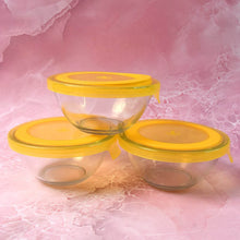Dazzle Glass Bowl Set Mixing / Storage Bowls with Lids (3 pcs Set) - dailyneed.life