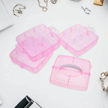 Versatile 18-Grid 3-Layer Transparent Plastic Organizer Box with Adjustable Dividers for Jewelry & Fishing Hooks - dailyneed.life