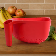 Apex Multi-Functional Plastic Strainer Bowl with Ergonomic Handle (1 Pc) - dailyneed.life