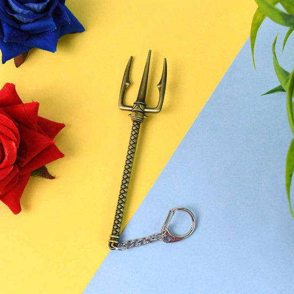 Aquaman Metal Keychain - Durable Stainless Steel Design (1 Pc) - dailyneed.life