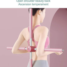 Posture Stretching Stick, Yoga Sticks Humpback Correction Open Shoulder Adjustable for Posture, Pain Relief Rotating Yoga Stick Retractable Dance Studio (1 Pc) - dailyneed.life