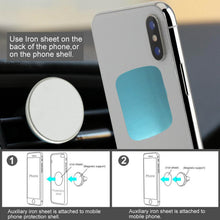 Mini Magnetic Car Dashboard Mount Mobile Phone Holder with Metal Body Dashboard/Home & Table Compatible with All Smart Phones and Mobiles (1 Pc) - dailyneed.life