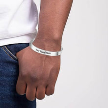 Customized / Personalized Stylish Kada Bracelet (1 Pc / Silver) - dailyneed.life