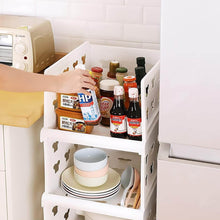 4-Layer Stackable Foldable Storage Organizer Cart for Kitchen, Closet, Bedroom & Bathroom - dailyneed.life