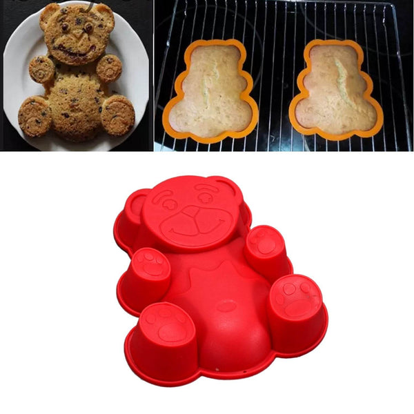 Set of 4 Silicone Animal Moulds for Cake, Chocolate, Soap & Candle Making, Diwali - dailyneed.life