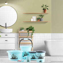Plastic Bathroom Accessories Set (Mix Color / 6 Pc) - dailyneed.life