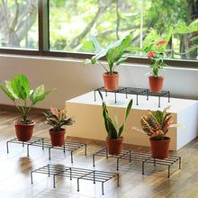 Metal Rectangle Flower plant stand for balcony (60×20 Cm / 2 Pc Set) - dailyneed.life
