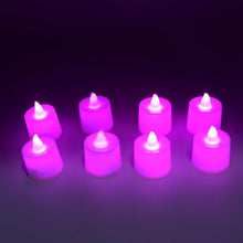 Pink Flameless LED Tealights, Smokeless Plastic Decorative Candles - Led Tea Light Candle For Home Decoration , Diwali (Pack Of 8pc) ( Diya , Divo , Diva , Deepak , Jyoti) - dailyneed.life