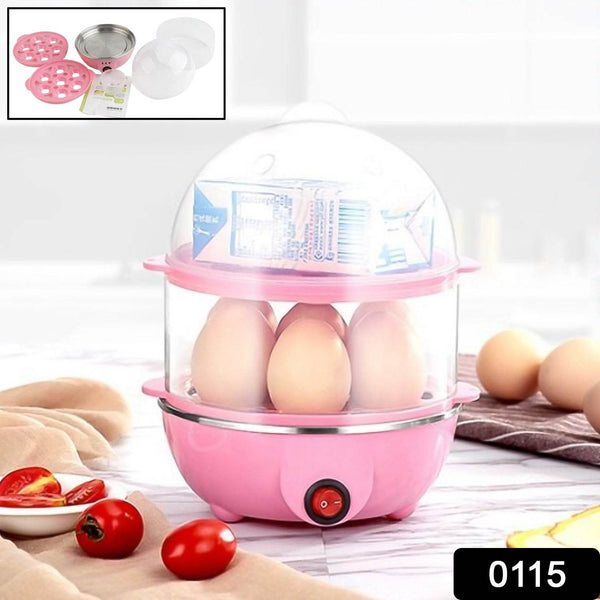 Egg Boiler / Poacher / Cooker / Electric Steamer (2 Layer) - dailyneed.life
