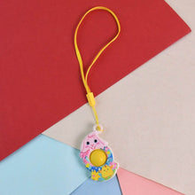Mini Cartoon Chick-Shaped Push Pop Fidget Toy with Hanging Strap (1 Pc) - dailyneed.life