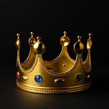 Royal Crown with Colored Gems (1 Pc / Mix Color) - dailyneed.life
