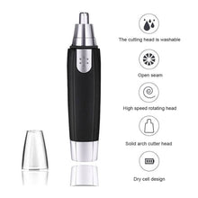 Sharp Steel Battery-Operated Ear and Nose Hair Trimmer - dailyneed.life