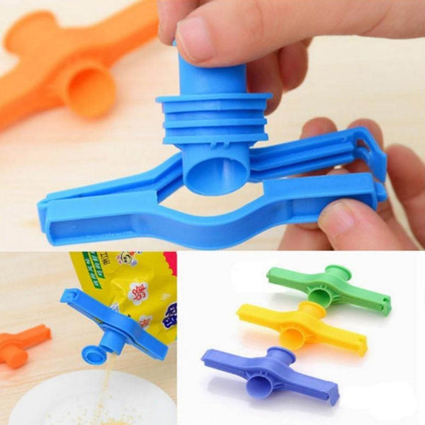 4 Pc Food Sealing Clip used in all kinds of places including household and official, especially for sealing packed food and stuff. - dailyneed.life