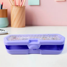 Cartoon Character Printed Plastic Pencil Box with Built-in Maze Puzzle Game (1 Pc) - dailyneed.life
